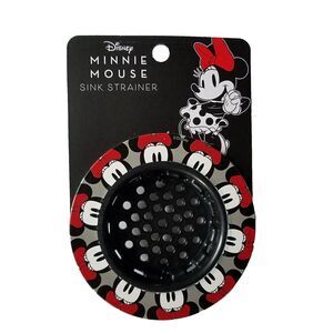 Minnie Mouse Kitchen Sink Strainer Red Black White Plastic New